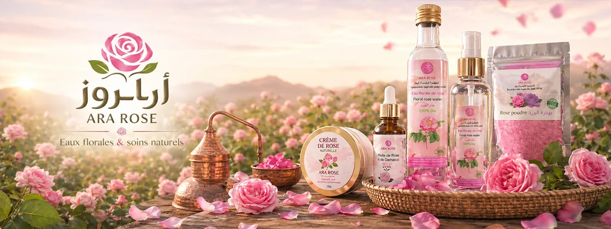 Produits de la Coopérative agricole ARA ROSE à Tinghir